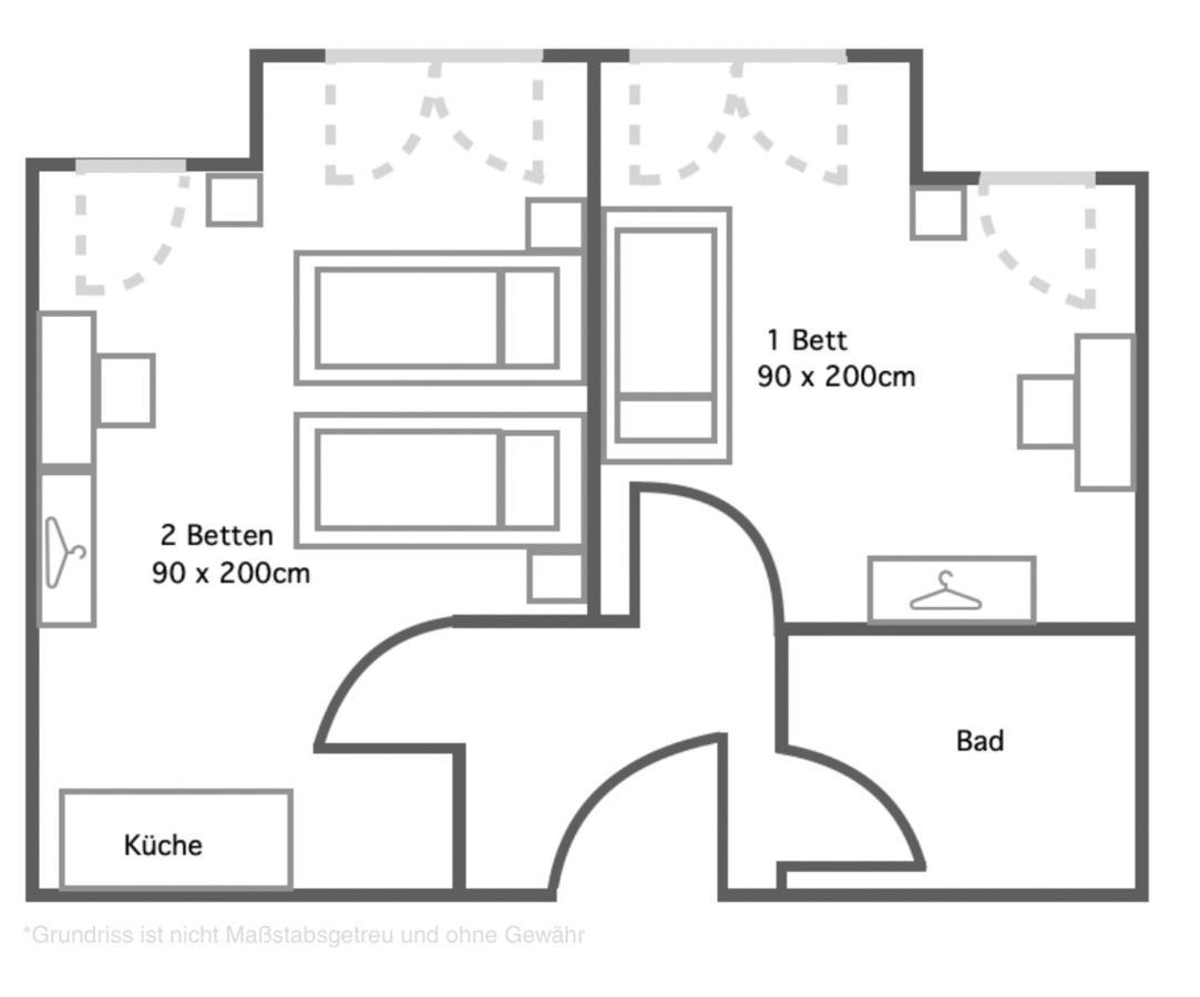 2 Zimmer Apartment Mit Bis Zu 4 Einzelbetten In Der Land Of Living Kelheim Buitenkant foto