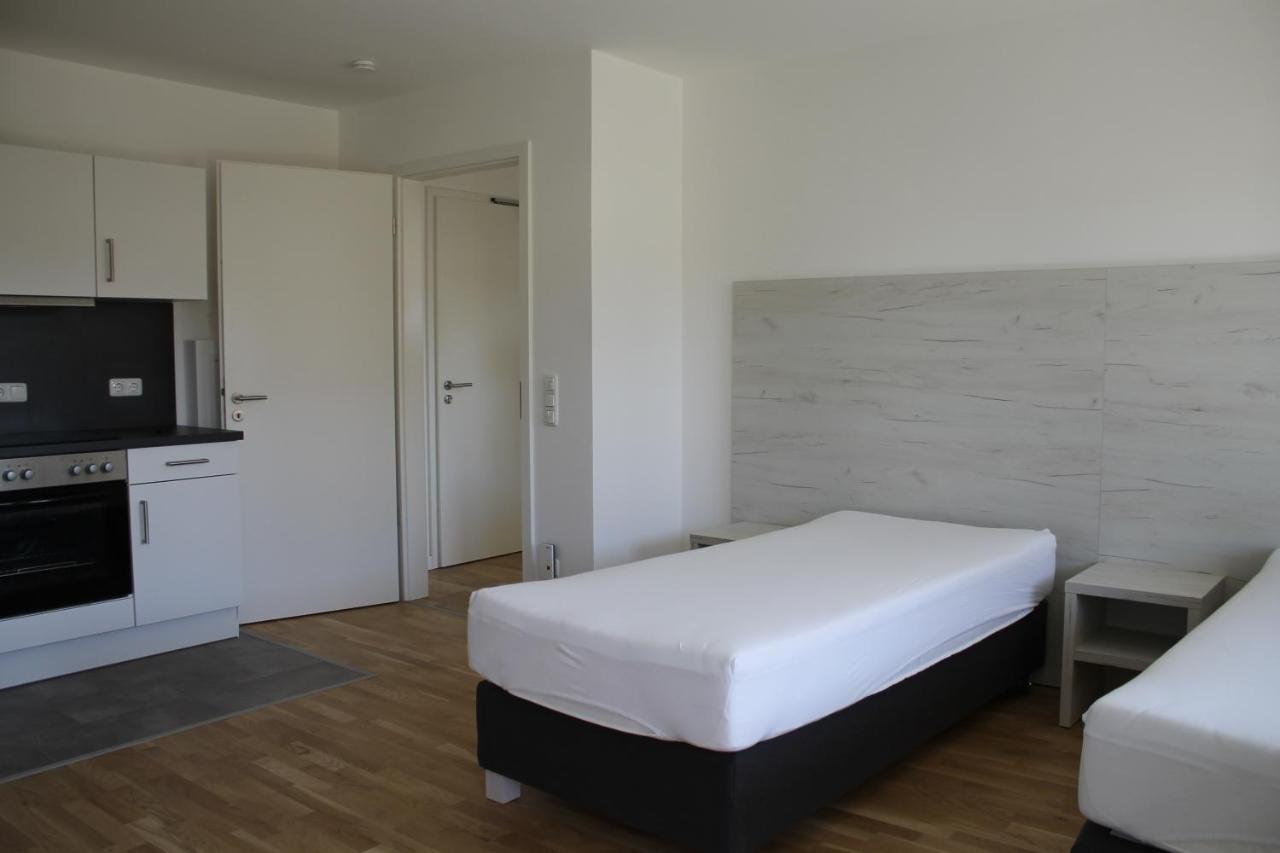 2 Zimmer Apartment Mit Bis Zu 4 Einzelbetten In Der Land Of Living Kelheim Buitenkant foto